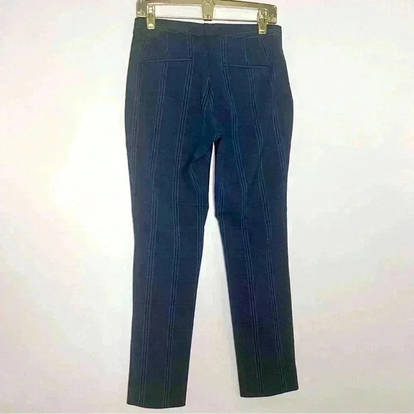 Gap Factory Ryan Blue Plaid Dress Pants Size 4 Regular, Italian Wool, EUC - Picture 3 of 6